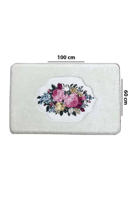 Mijölnir Bella Rose Alfombra de Baño Ecru 60x100 cm Mijölnir Bella Rose Alfombra de Baño Ecru 60x100 cm
